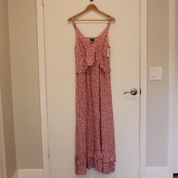 NWOT Bobeau FloralMaxi Dress Women Size Large - Picture 2 of 12